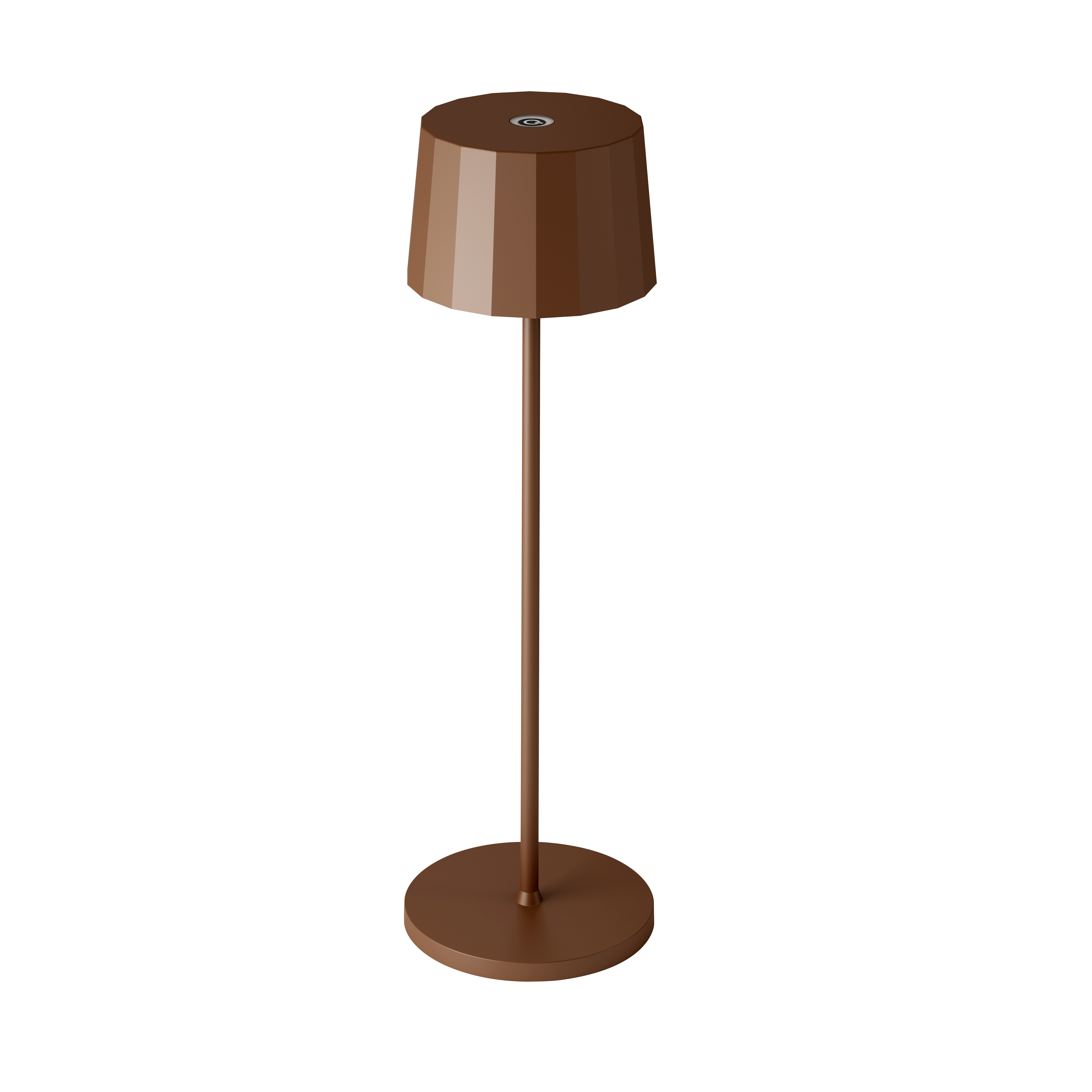 Oplaadbare Tafellamp Lido Corten kleur Oplaadbare Tafellamp Lido Corten kleur